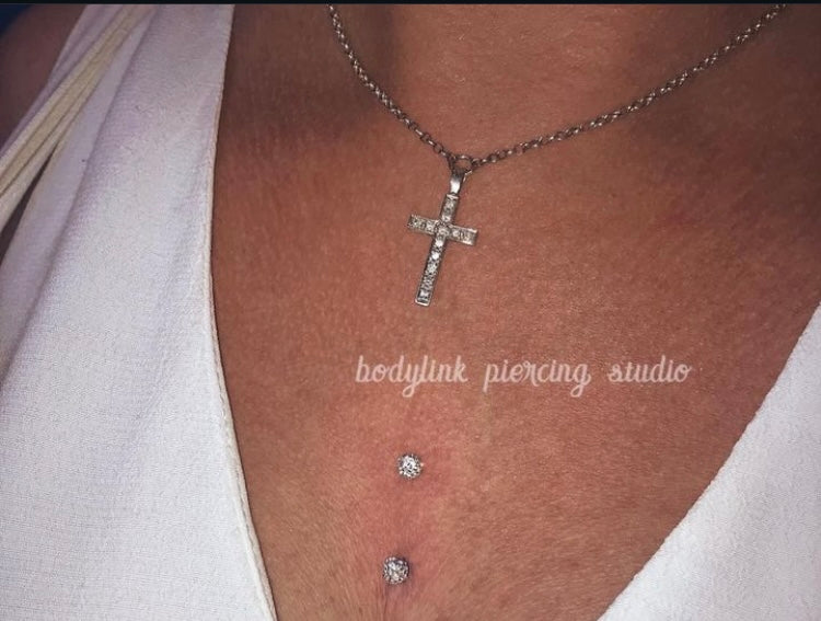 Staple in chest