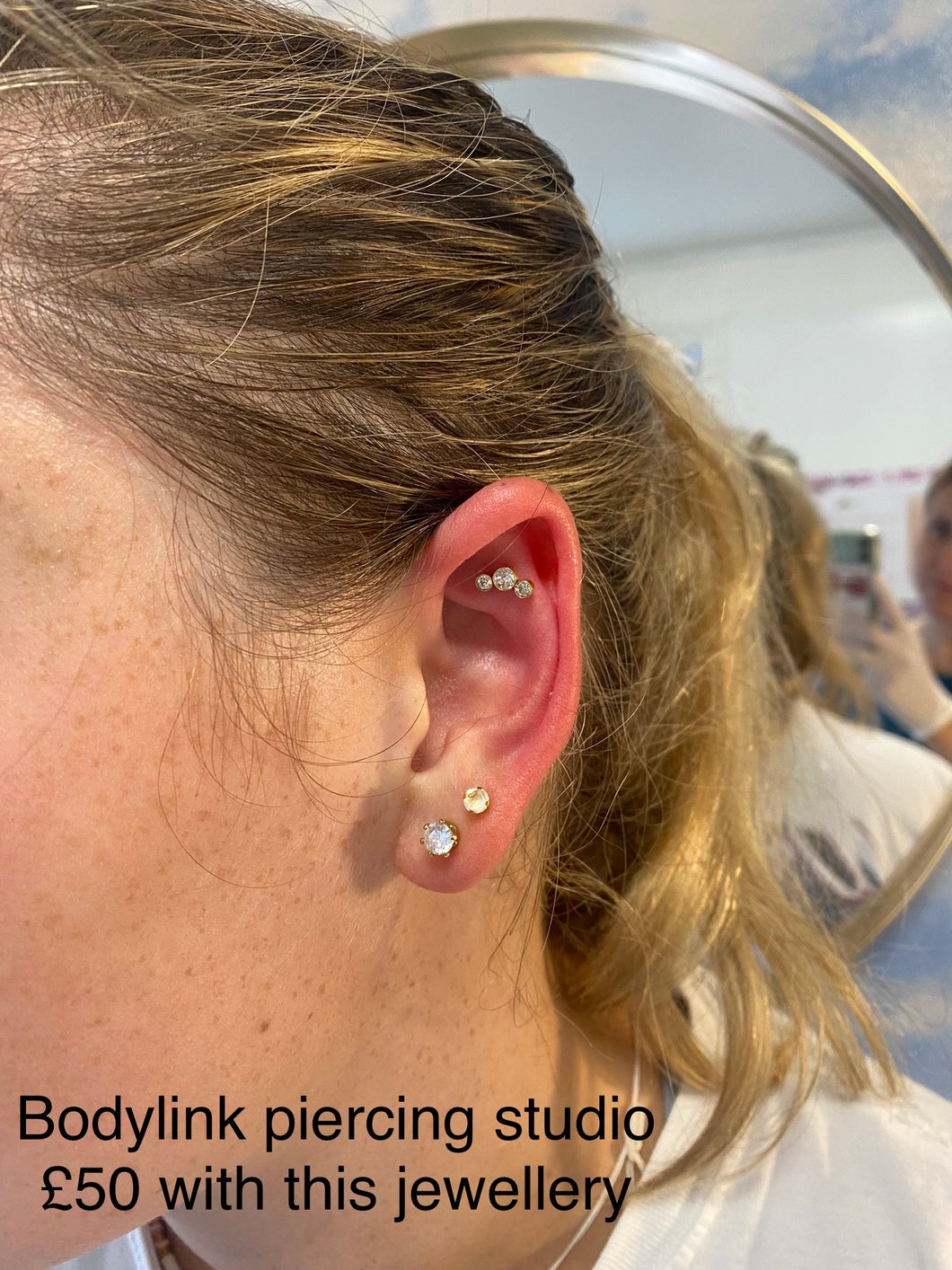 Flat piercing