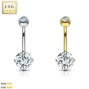 14k gold belly bar sale