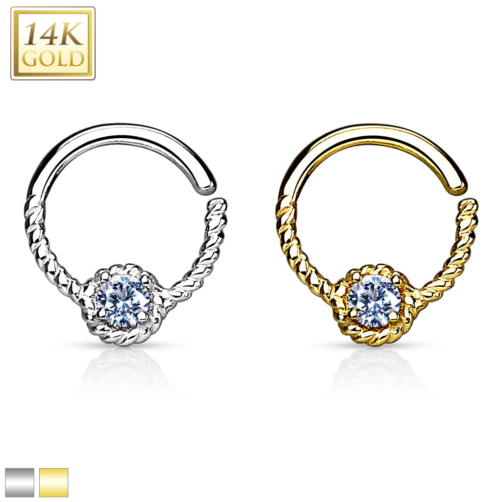 14k gold hoops for small piercings