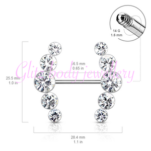 Nipple bar 1.6x14mm £3