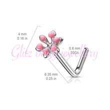 Load image into Gallery viewer, Flower nose stud
