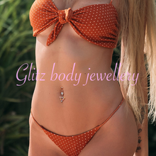 Load image into Gallery viewer, Beautiful triangle belly bar
