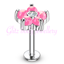 Load image into Gallery viewer, Flower stunning labret
