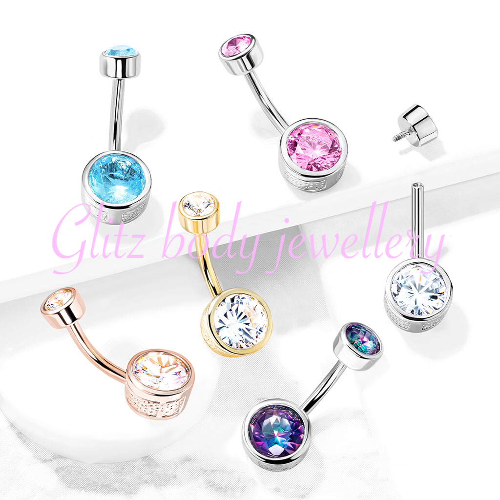 10mm Surgical steel belly bar