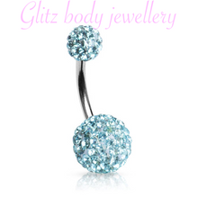 Load image into Gallery viewer, Shambella belly bar ab shimmer
