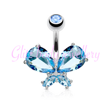 Load image into Gallery viewer, Copy of Butterfly belly bars 10mm
