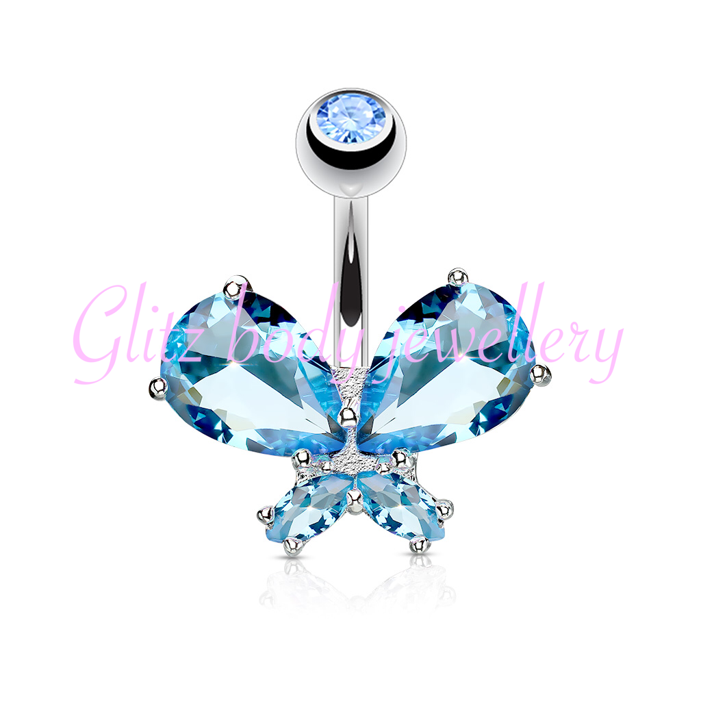 Copy of Butterfly belly bars 10mm