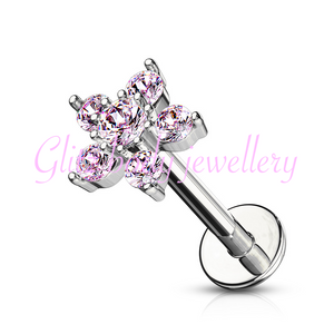 Flower labret 1.2x8