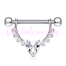 Load image into Gallery viewer, Nipple bar 1.6x14mm
