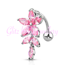 Load image into Gallery viewer, Drop flower belly bar
