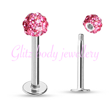 Load image into Gallery viewer, Labret cartilage tragus/diath/ lip shambella
