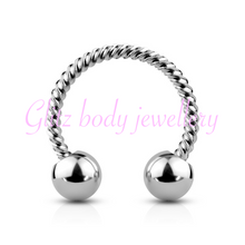 Load image into Gallery viewer, Tragus/diath /septum any 1.2piercibgs
