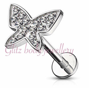 Butterfly labret