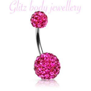 Shambella belly bar ab shimmer