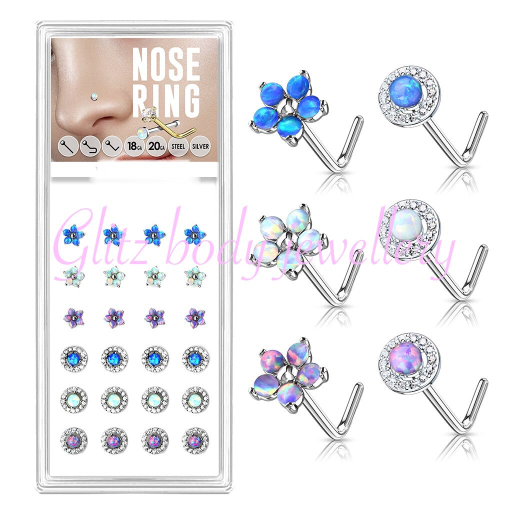 Nose studs flower