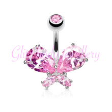 Load image into Gallery viewer, Copy of Copy of Butterfly belly bars 10mm
