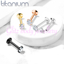 Load image into Gallery viewer, Silver colour labret
