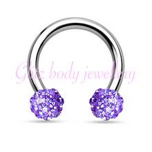 Load image into Gallery viewer, Horse shoe tragus diath / ear piercings
