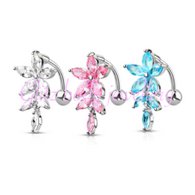 Load image into Gallery viewer, Drop flower belly bar
