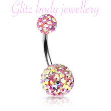 Load image into Gallery viewer, Shambella belly bar ab shimmer
