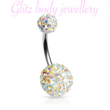 Load image into Gallery viewer, Shambella belly bar ab shimmer
