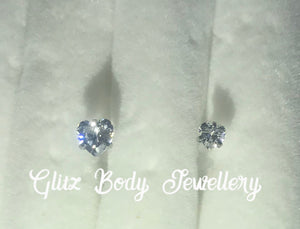 Heart labret