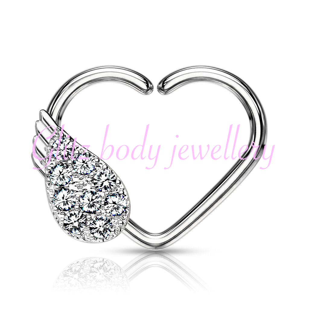 Heart wing hoop