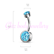 Load image into Gallery viewer, 10mm Surgical steel belly bar
