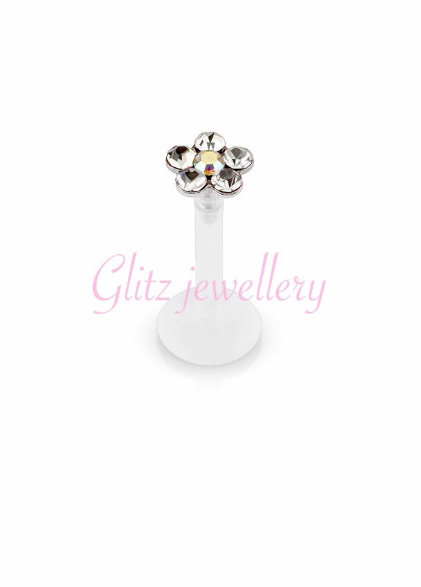 Flower plast labret