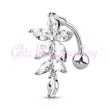 Load image into Gallery viewer, Drop flower belly bar
