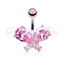 Load image into Gallery viewer, Copy of Butterfly belly bars 10mm
