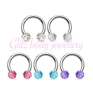 Horse shoe tragus diath / ear piercings