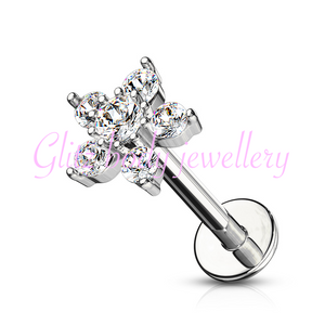 Flower labret 1.2x8