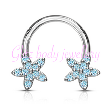 Load image into Gallery viewer, Hoop ear diath /tragus any 1.2piercing

