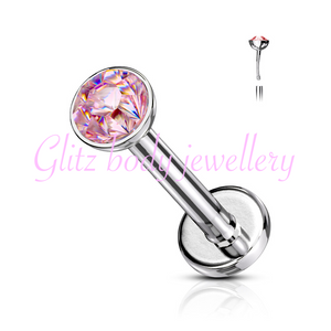 Pink labret cartilage