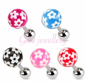 Barbell labret ear piercings cartilage sale