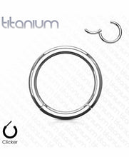Load image into Gallery viewer, titanium hoop
