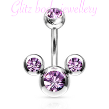 Load image into Gallery viewer, Belly bar fun style

