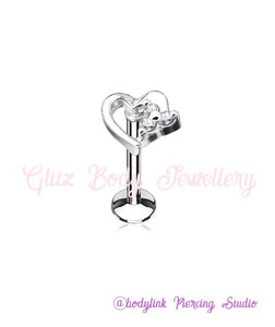 Labret diath Tragus all cartilage piercings