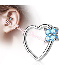 Load image into Gallery viewer, Hoop flower hear 9 mm
