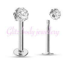 Load image into Gallery viewer, Labret cartilage tragus/diath/ lip shambella
