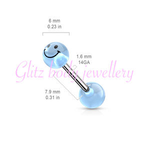 Glow in the dar tongue or nipple bar