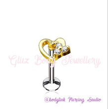 Load image into Gallery viewer, Labret diath Tragus all cartilage piercings
