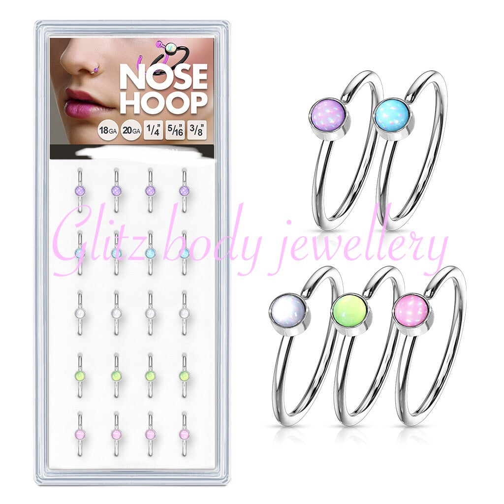 Hoop colour for ear Tragus/lip / eye brow and all ca