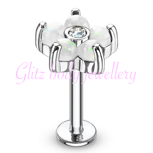 Flower stunning labret