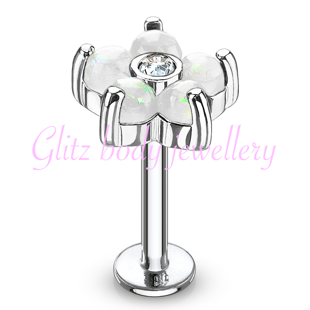 Flower stunning labret