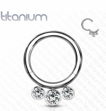 Load image into Gallery viewer, Titanium  hoop
