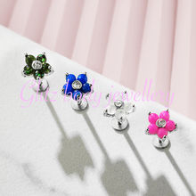 Load image into Gallery viewer, Flower stunning labret
