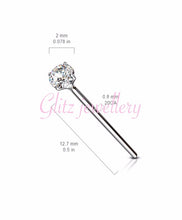 Load image into Gallery viewer, Nose stud crystal
